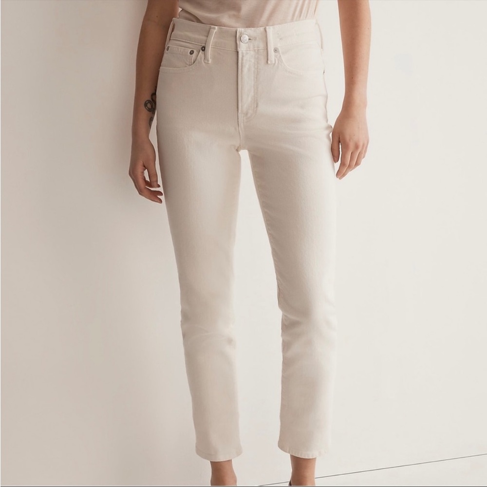 Madewell High Rise Skinny Jeans in Vintage Canvas Size 28